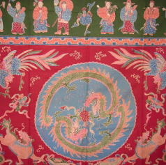 オールド手描きバティック　祭壇布　old batik