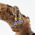アンティーク ラウンド ミルフィオリ　ピアス　Antique Round Millefiori Earrings